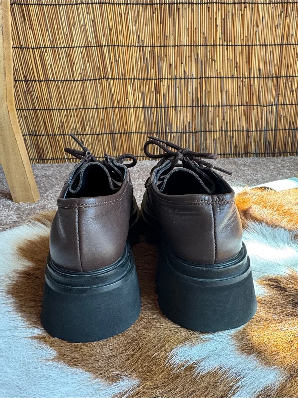 ALOHAS Tycoon loafers in coffee brown size 36